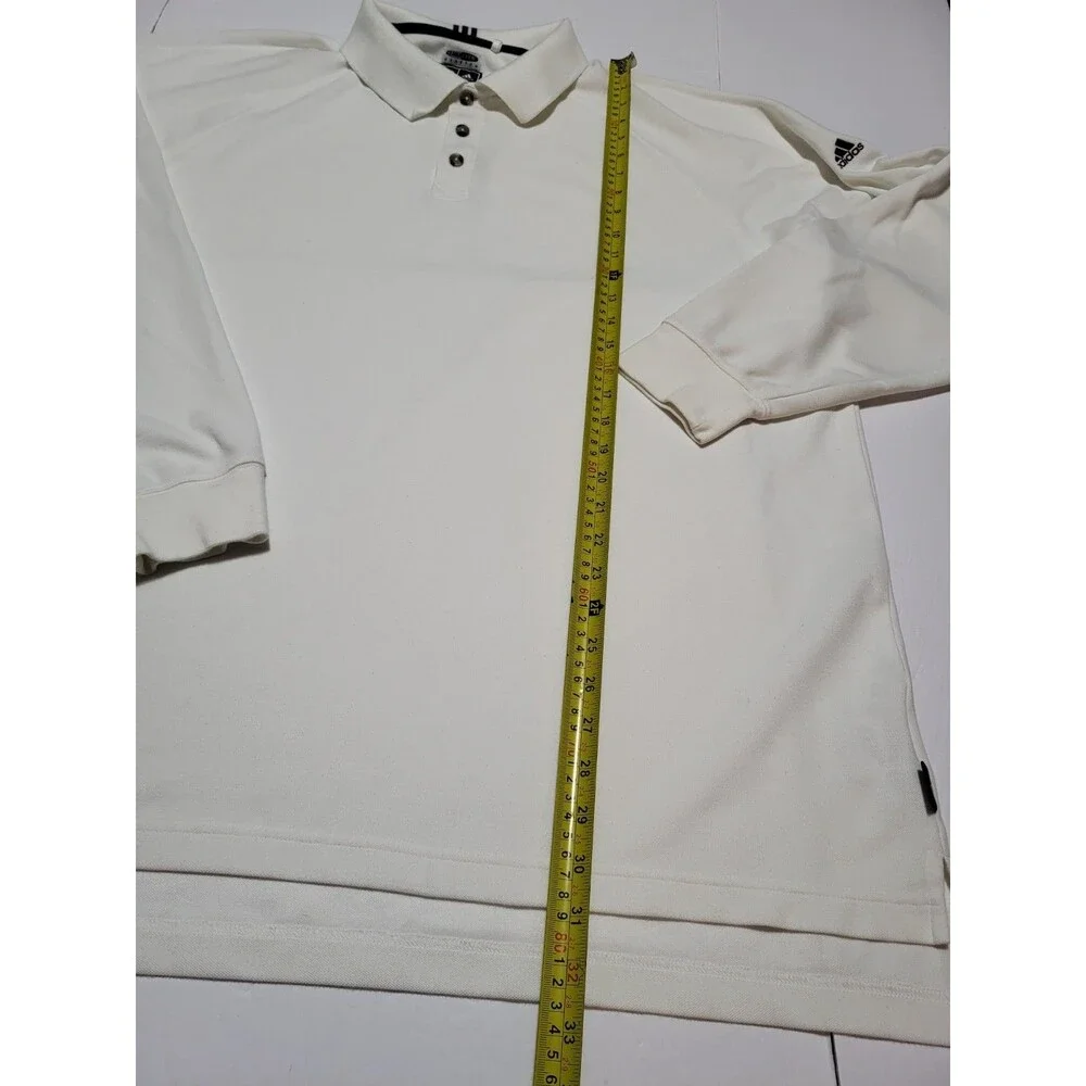 (#L3) Adidas Climalite Stretch Long Sleeve SIZE MEN'S 2XL WHITE